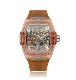 Hublot Spirit of Big Bang  42 tourbillon sapphire orange skeleton 2023 + papers