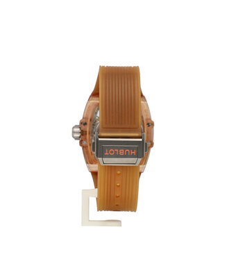 Hublot Spirit of Big Bang  42 tourbillon sapphire orange skeleton 2023 + papers