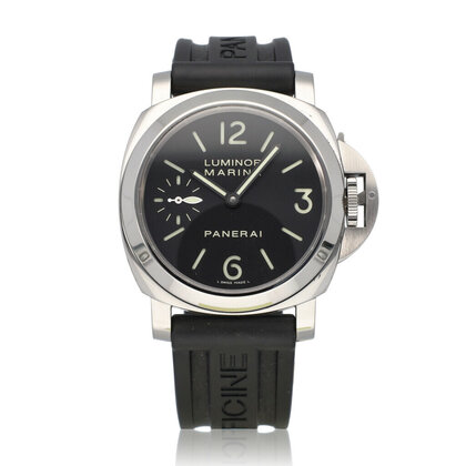 Luminor Marina  2012 box + papers | steel black rubber strap