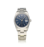 Rolex Date 34  steel blue index domed Oyster A-serial - 1999