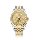 Rolex Sky-Dweller  42 steel - yellow gold champagne Jubilee 2023 box + papers