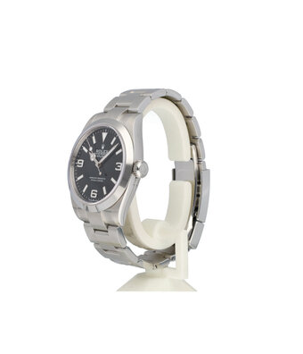 Rolex Explorer  40 steel black domed Oyster 2025 box + papers