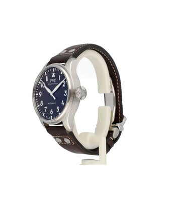 IWC Big Pilot's Watch  43 steel black brown 2022 box + papers