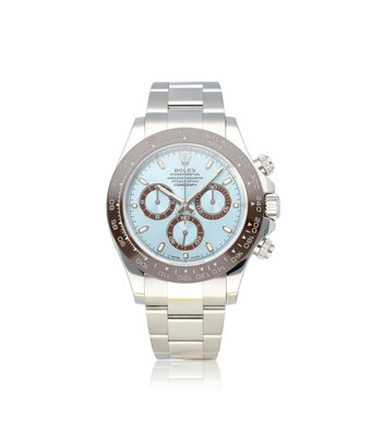 Rolex Daytona  40 platinum - platona ice blue 2016 B+P | NEW ROLEX SERVICE