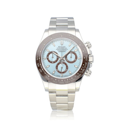 Daytona  40 NEW ROLEX SERVICE | 2016 B+P platinum - platona ice blue