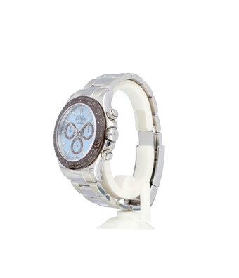 Rolex Daytona  40 NEW ROLEX SERVICE | 2016 B+P platinum - platona ice blue