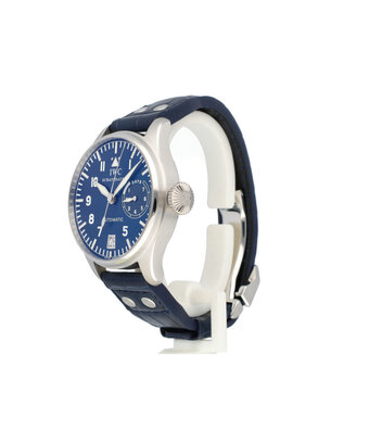 IWC Big Pilot's Watch Automatic 7 days Power Reserve  platinum blue limited box + papers | OPE