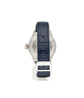 IWC Big Pilot's Watch Automatic 7 days Power Reserve  platinum blue limited box + papers | OPE