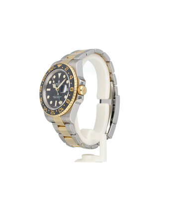 Rolex GMT-Master II 40 2014 + papers | steel - yellow gold green black ceramic Oyster