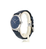 Zenith Elite Elite 6150 42 blue alligator 2017 box + papers