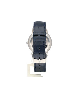 Zenith Elite Elite 6150 42 blue alligator 2017 box + papers