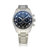 Zenith El Primero 36'000 VPH 42 2021 box + papers | steel black BRACELET + STRAP