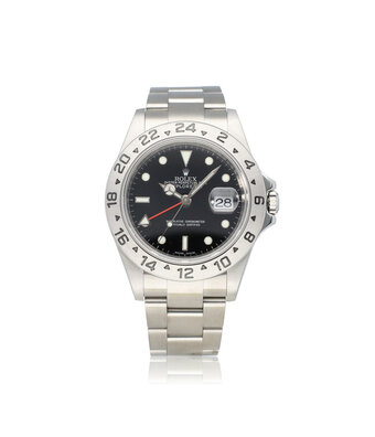 Rolex Explorer II  40 2010 + papers | steel black RRR - rehaut cal. 3186 V-serial