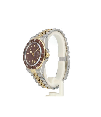 Rolex GMT-Master II 40 steel - gold Oyster nipple Rootbeer - Tiger Eye Jubilee 1971 B+P