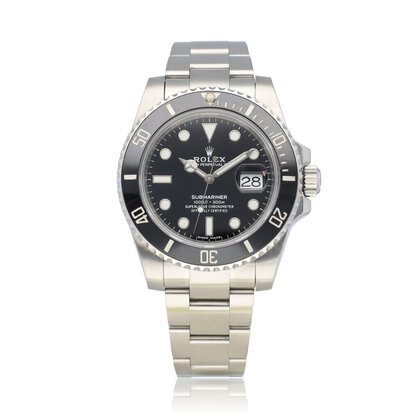 Submariner Date 40 steel black ceramic 2018 box + papers