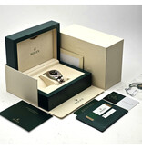 Rolex Datejust 36 steel - rose gold black roman Oyster 2017 B+P | NEW ROLEX SERVICE