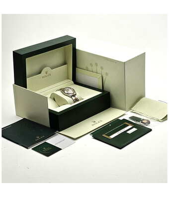 Rolex Datejust 31 NEW ROLEX SERVICE - 2010 B+P | steel - gold MOP - pearl diamond