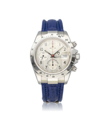Tudor Prince Date Chronograph 40 NEW TUDOR SERVICE - B+P | chrono steel silver stripe