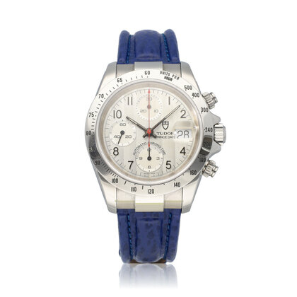 Prince Date Chronograph 40 chrono steel silver stripe B+P | NEW TUDOR SERVICE