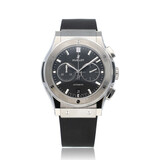Hublot Classic Fusion Titanium Chronograph 42 titanium rubber 2025 box + papers