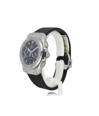 Hublot Classic Fusion Titanium Chronograph 42 titanium rubber 2025 box + papers