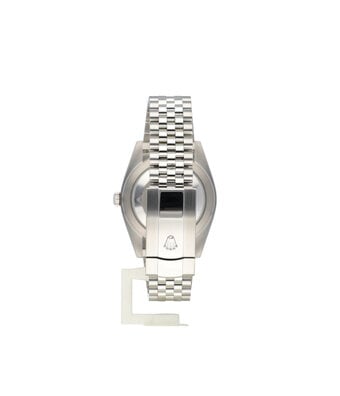 Rolex Datejust 41 steel black index domed Jubilee 2023 box + papers