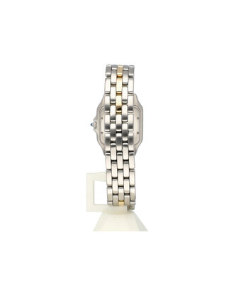 Cartier Panthère de Cartier   steel - gold ivory roman one line