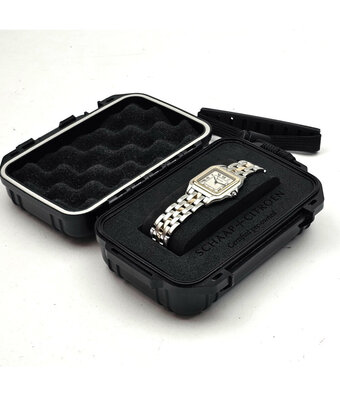 Cartier Panthère de Cartier   steel - gold ivory roman one line