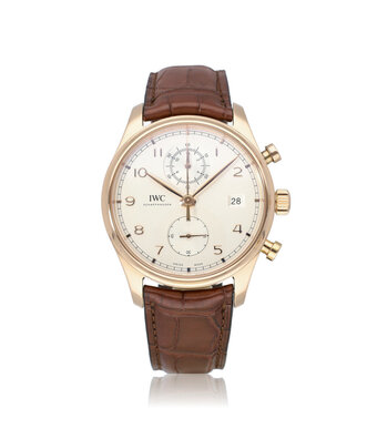 IWC Portugieser Chronograph Classic 42 rose gold 2018 box + papers