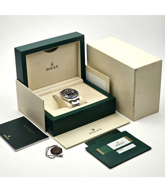 Rolex GMT-Master II 40 staal Batman Oyster 2018 box + papers