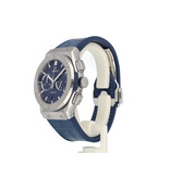 Hublot Classic Fusion Titanium Blue Chronograph 45 2016 + papers | NEW HUBLOT STRAP