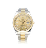 Rolex Datejust II 41 2008 + papers | steel - yellow gold champagne Oyster