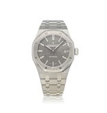 Audemars Piguet Royal Oak  37 steel grey medium 2021 box + papers