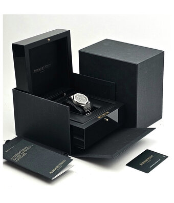 Audemars Piguet Royal Oak  37 steel grey medium 2021 box + papers