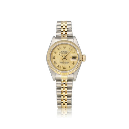 Lady-Datejust 26 MOP carousel waffle Y-serial 2002 | steel - yellow gold Jubilee