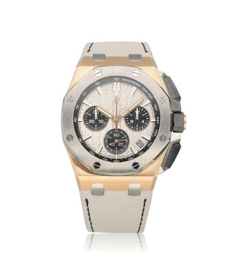 Audemars Piguet Royal Oak Offshore Chronograph 43 rose gold titanium grey 2024 box + papers