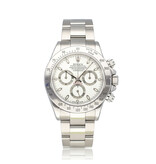 Rolex Daytona  40 chrono steel white K-serial 2003 box + papers
