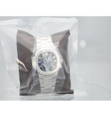 Patek Philippe Nautilus Moonphase Power Reserve 40 NEW PATEK SERVICE - 2016 B+P | steel blue