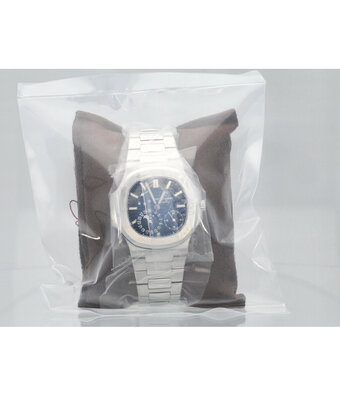 Patek Philippe Nautilus Moonphase Power Reserve 40 NEW PATEK SERVICE - 2016 B+P | steel blue