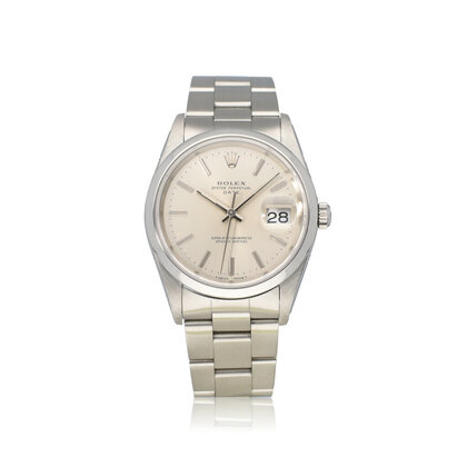 Date 34  steel N-serial 1991 | silver domed Oyster