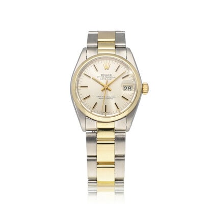 Datejust 31 NEW ROLEX SERVICE - 1978 + papers | steel - yellow gold silver Oyster