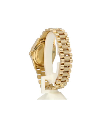 Rolex Day-Date 36 bark 1988 box + papers | yellow gold champagne diamond President