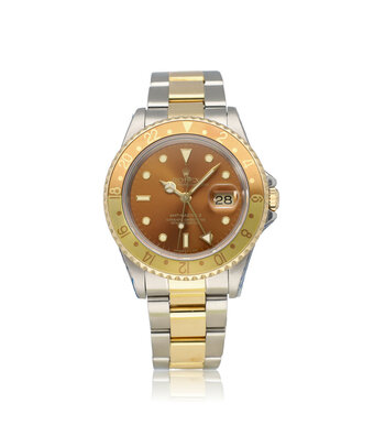 Rolex GMT-Master II 40 NEW ROLEX SERVICE | Tiger Eye 1993 B+P | steel - yellow gold Oyster