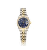 Rolex Lady-Datejust 26 steel - yellow gold blue Jubilee 1986 B+P | NEW ROLEX SERVICE