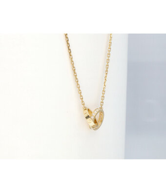 Cartier Love necklace  420 necklace - yellow gold 18 diamonds 2023 box + papers