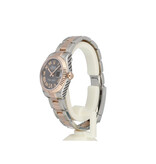 Rolex Datejust 31 NEW ROLEX SERVICE - 2020 B+P | steel - rose gold slate diamond Oyster