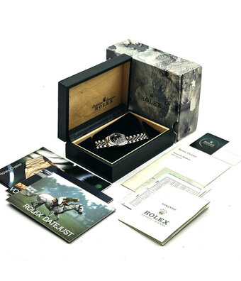 Rolex Datejust 31 NEW ROLEX SERVICE - 1997 B+P | steel black Jubilee