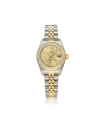 Rolex Lady-Datejust 26 steel - yellow gold diamond Jubilee 1999 B+P | NEW ROLEX SERVICE