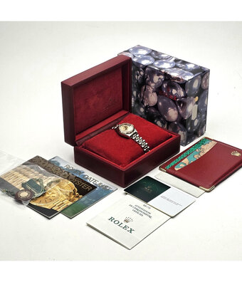 Rolex Lady-Datejust 26 steel - yellow gold diamond Jubilee 1999 B+P | NEW ROLEX SERVICE