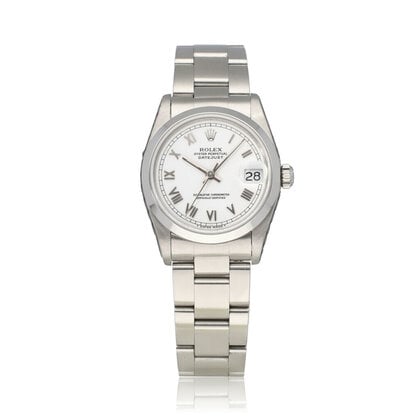 Datejust 31 NEW ROLEX SERVICE - 1993 | steel white roman Oyster